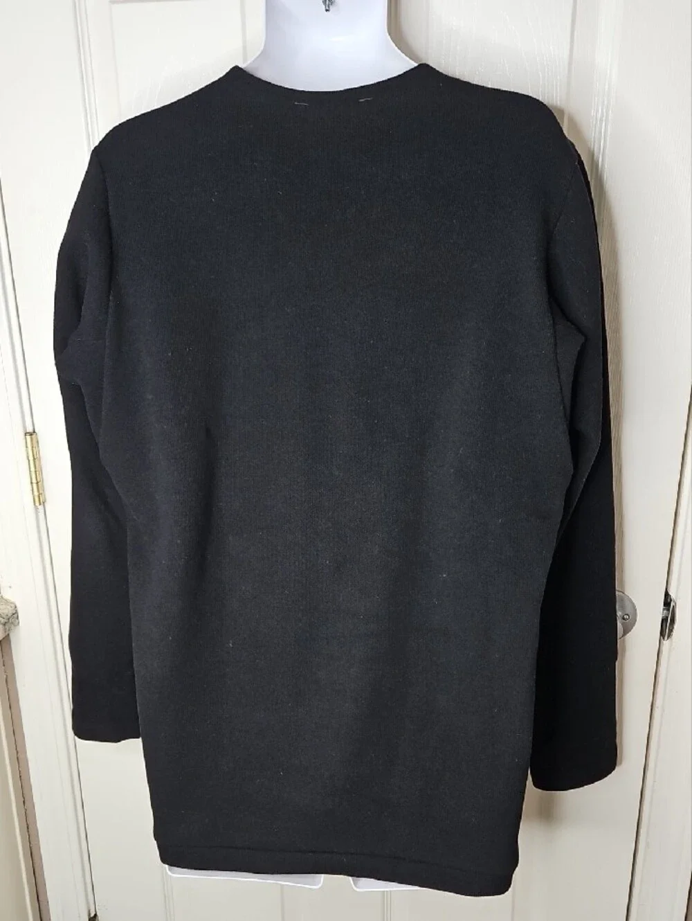 Arc'teryx Men's Donovan Black V-Neck Long Sleeve Wool Blend Sweater Large